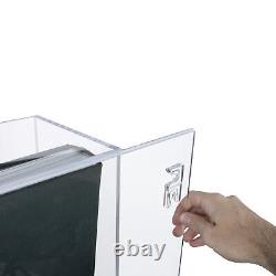 Better Display Cases Acrylic Book Case with Clear Back Table Top (A120)