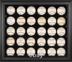 Black Framed 30 Baseball Display Case