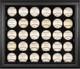 Black Framed 30 Baseball Display Case