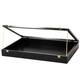 Black Portable Trade Show Display Case for Coins & Collectibles 24 x 36 x 4