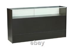 Black Wooden 70 Inch Jewelry Display Showcase with Locks