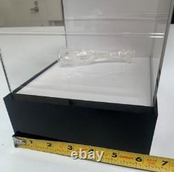 Black and Clear Acrylic Display Case, Box, Lock, BRAND NEW