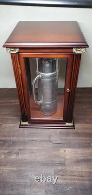 Bombay Company Glass Brass Accents On Wood Box 16×10x10 Upright Display Box
