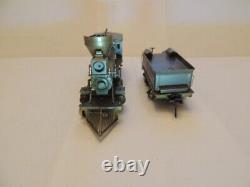 Brass V&T HO scale 4-4-0 Believed to be the Inyo, Original box and display case