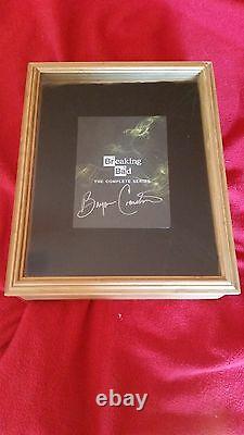 Breaking Bad, Complete Box Set, Autographed By Bryan Cranston In Display Case