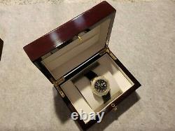 Breitling Watch Solid Piano Wood Collector Presentation Box Storage Display