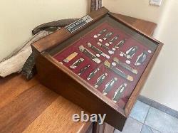 Buck Knife Complete Retail Display Set Includes Knives, Pins, Case, Boxes