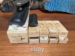 Buck Knife Complete Retail Display Set Includes Knives, Pins, Case, Boxes