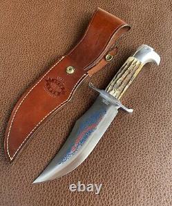 CASE XX 1976 Bicentennial Double-Eagle Hunter Knife withDisplay Box Vintage Bowie