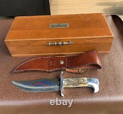 CASE XX 1976 Bicentennial Double-Eagle Hunter Knife withDisplay Box Vintage Bowie