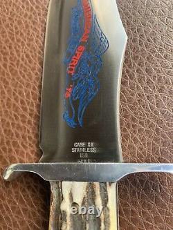 CASE XX 1976 Bicentennial Double-Eagle Hunter Knife withDisplay Box Vintage Bowie