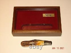 CASE XX 5143 SSP FOUNDERS KNIFE STAG HANDLE ORIGINAL Display BOX Limited