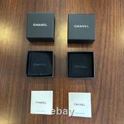 CHANEL Case and box for earrings 2set Display Storage Empty mzmr