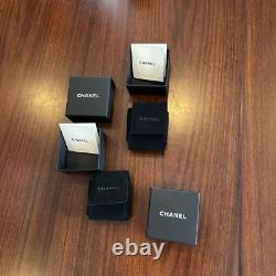CHANEL Case and box for earrings 2set Display Storage Empty mzmr