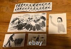 CHRIS JOHANSON box set with 15 small prints (2001) signed and dated + display case