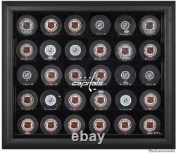Capitals 30-Puck Black Display Case