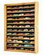 Car Display Case 12 Shelves Matchbox Model Toy Diecast Collection Wood Cabinet