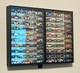 Car Display Case 2 in 1 Foldable 60 Diecast Model 1/64 NASCAR Wood Wall Cabinet