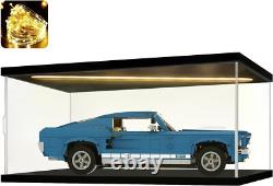 Car Display Case 24 x 16 in Acrylic LED Light 1/12 Rack Diecast Model 1/18 Box