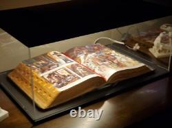 Car Display Case Acrylic 24 in x 12 in LED Light 1/8 Rack 1/12 Model Diecast Box