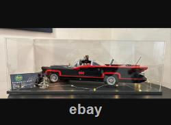 Car Display Case Acrylic 24 in x 12 in LED Light 1/8 Rack 1/12 Model Diecast Box