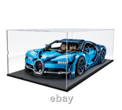 Car Display Case Acrylic 24 in x 12 in LED Light 1/8 Rack 1/12 Model Diecast Box