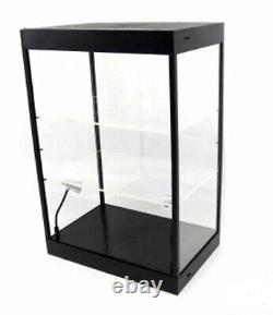Car Display Case Acrylic White LED Lite 3 Tier Adjust Model 1/18 Diecast Cabinet
