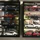 Car Display Case Black 8 Pcs Diecast 1/18 Scale Show Collection Shelf Cabinet