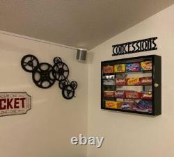 Car Display Case Black 8 Pcs Diecast 1/18 Scale Show Collection Shelf Cabinet