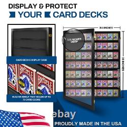 Card Deck Display Case for Decks of Cards / Playing Card Deck Display Case