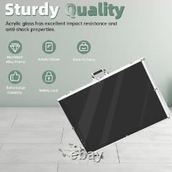 Card Display Case, 34 X 22 Large Aluminum Card Trade Show Display Case, Suitab