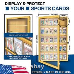 Card Display Case 35 Deep for Graded Cards/ Beckett