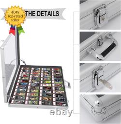 Card Display Case Aluminum Glass Display Case for Cards XL Large Table Card Display Case Aluminum Glass Display Case for Cards XL Large Table