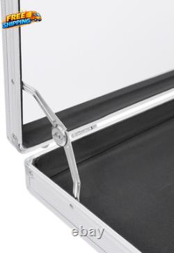 Card Display Case Aluminum Glass Display Case for Cards XL Large Table Top