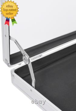 Card Display Case Aluminum Glass Display Case for Cards XL Large Table Top Displ