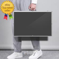 Card Display Case Aluminum Glass Display Case for Cards XL Large Table Top Displ