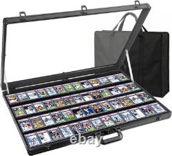 Card Display Case Aluminum Trade Show Display Case Large Portable Trading with L