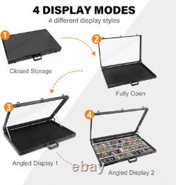 Card Display Case Aluminum Trade Show Display Case Large Portable Trading with L