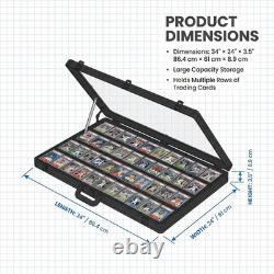 Card Display Case Aluminum Trade Show Display Case Large Portable Trading with L