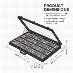 Card Display Case Aluminum Trade Show Display Case Large Portable Trading with L