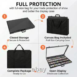 Card Display Case Aluminum Trade Show Display Case Large Portable Trading with L