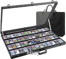 Card Display Case Aluminum Trade Show Display Case Large Portable Trading with L