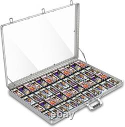 Card Display Case Large Aluminum 34 L X 22 W, Lockable Trading Card Case with