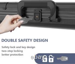 Card Display Case Large Aluminum 34 L X 22 W, Lockable Trading Card Display wi