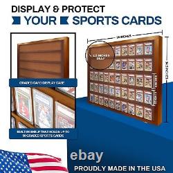 Card Display Case for Graded PSA Cards Sports Cards Case Beckett Deep holds 50