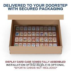 Card Display Case for Graded PSA Cards Sports Cards Case Beckett Deep holds 50