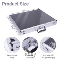 Card Show Display Case Large Aluminum 24 X20 Lockable Trading Card Display Case