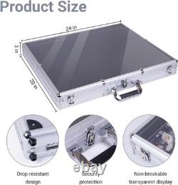 Card Show Display Case Large Aluminum 24 X20 Lockable Trading Card Display Case