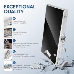 Card Show Display Case Large Aluminum 34 X 22 Lockable Trading Card Display Case