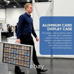 Card Show Display Case Large Aluminum 34 X 22 Lockable Trading Card Display Case
